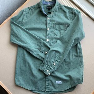 CPO Provisions green button-up